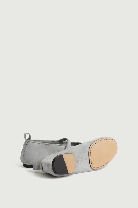 Ballerines Madeline - Gris Clair - Cuir - Femme