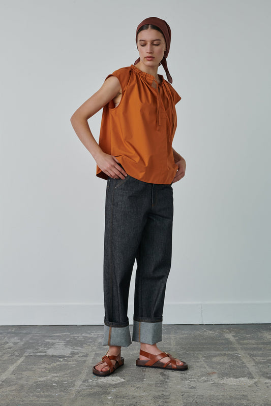 CHEMISE TANGER ORANGE